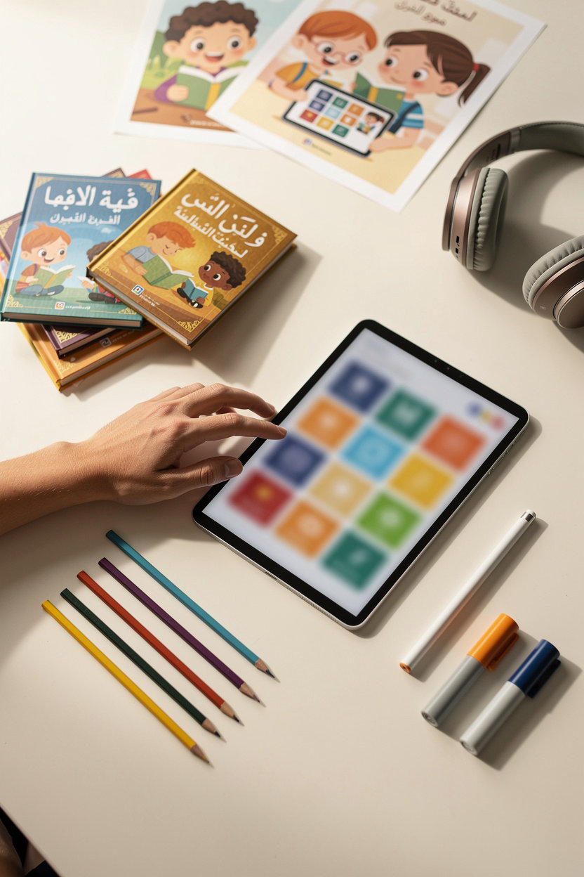 StoryLearn bilingual educational resources and interactive learning materials for children in Arabic and English